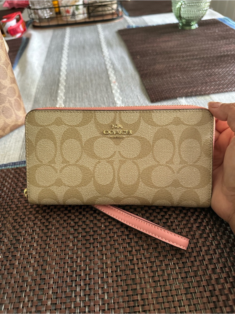 Coach long Zip Around Wallet